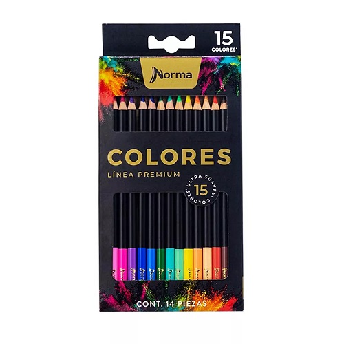 Colores Norma Premium 12 piezas
